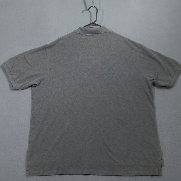 Polo Ralph Lauren Shirt Men's 2XLT Tall Gray Polo Crest Short Sleeve Cotton - Picture 8 of 11